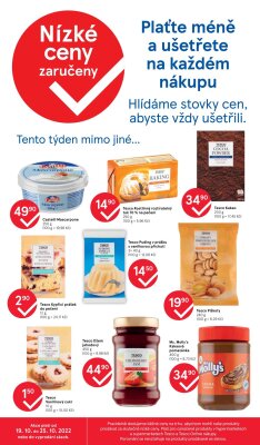 akční leták Tesco 19.10.2022-25.10.2022
