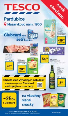 akční leták Tesco 19.10.2022-25.10.2022