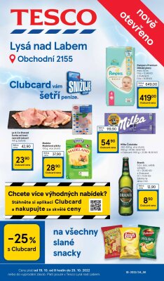 akční leták Tesco 19.10.2022-25.10.2022