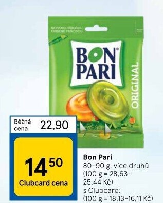 Bonbony Bon Pari Nestlé