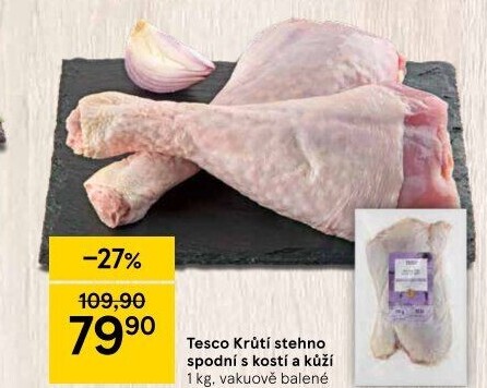 Krůtí stehna Tesco