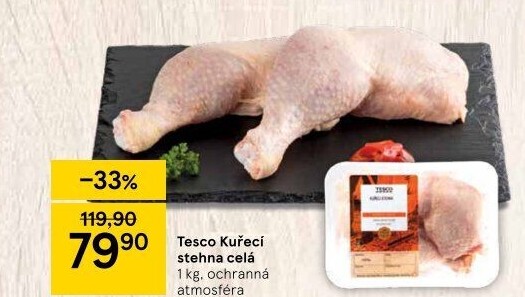 Kuřecí stehna Tesco