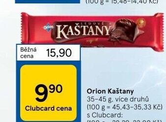 Ledové kaštany Orion