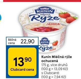 Mléčná rýže Kunín