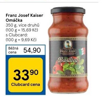 Omáčky na těstoviny Exclusive Franz Josef Kaiser