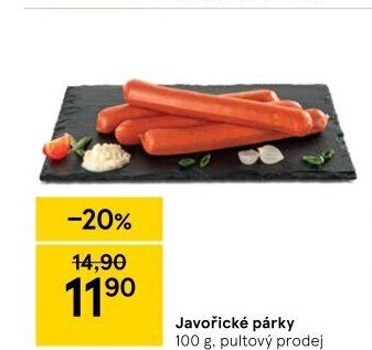 Párky javořické