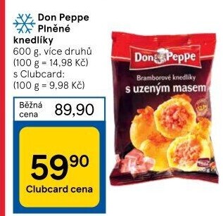 Plněné knedlíky mražené Don Peppe