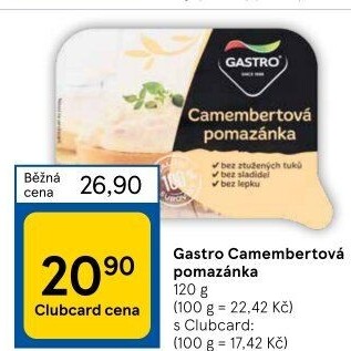 Pomazánka Camembert Gastro