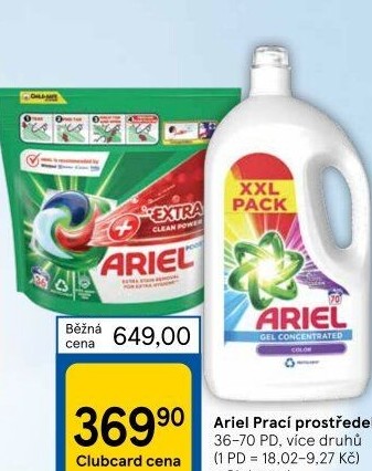 Prací prostředky Ariel
