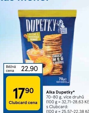 Preclíky Dupetky Alka