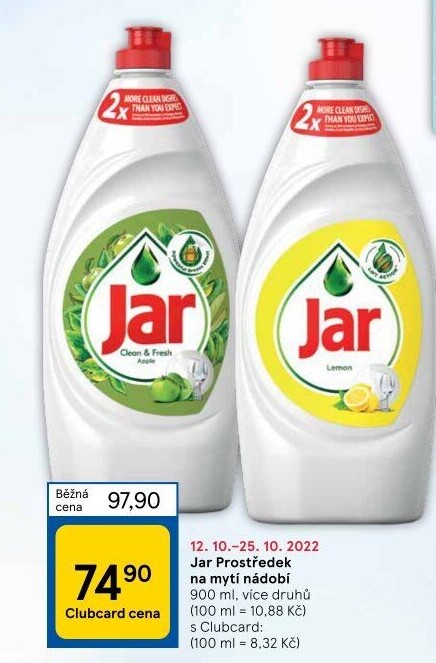 Prostředek na nádobí Jar