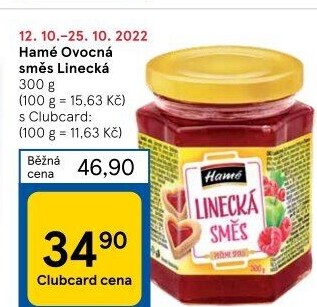 Směs ovocná linecká Hamé
