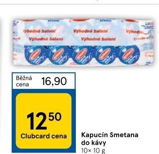 Smetánky do kávy Kapucín