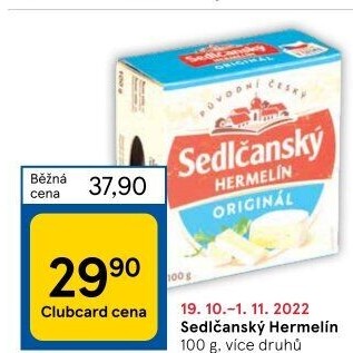 Sýr Hermelín Sedlčanský