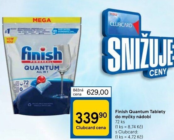 Tablety do myčky Quantum Finish