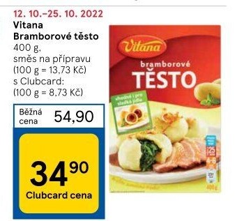 Těsto bramborové v prášku Vitana