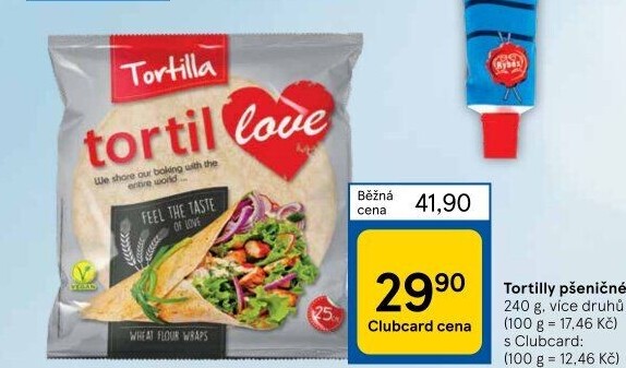 Tortilla pšeničná TortilLOVE