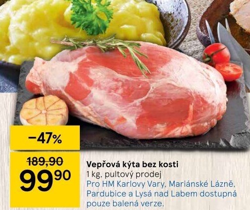 Vepřová kýta bez kosti