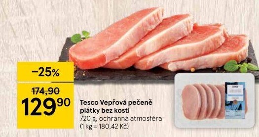 Vepřová pečeně bez kosti Tesco
