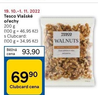 Vlašské ořechy Tesco