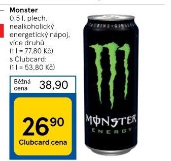 Energetický nápoj Monster Energy
