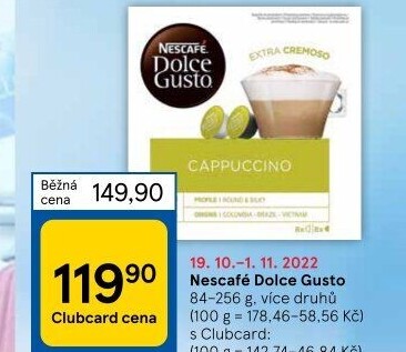 Kapsle Dolce Gusto Nescafé