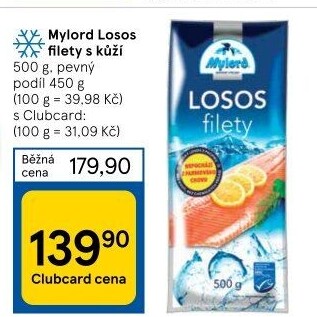 Losos filety mražený Mylord