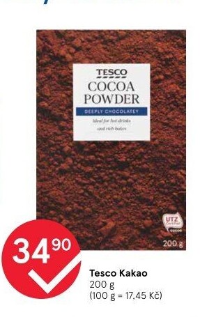 Prášek kakaový Tesco