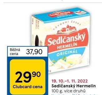 Sýr Hermelín Sedlčanský