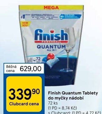 Tablety do myčky Quantum Finish