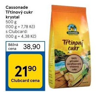 Třtinový cukr Cassonade