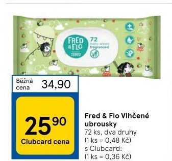 Vlhčené ubrousky Fred&amp