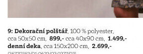 dekorační polštář