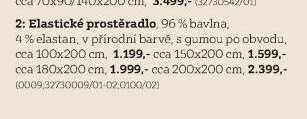 elastické prostěradlo