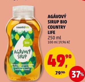 Agávový sirup Bio Country Life