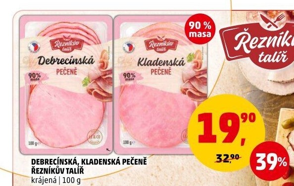 Debrecínská pečeně Řezníkův talíř