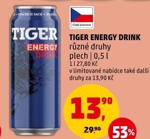 Energetický nápoj Tiger
