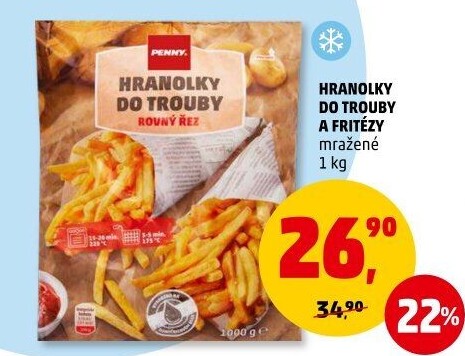 Hranolky mražené Penny