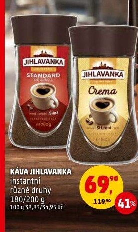 Instantní kávy Jihlavanka