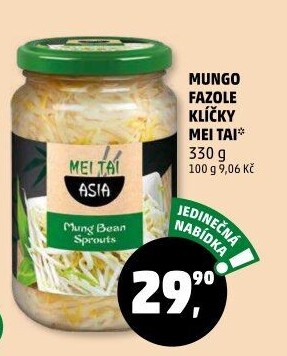 Klíčky fazole mungo Mei Tai Asia