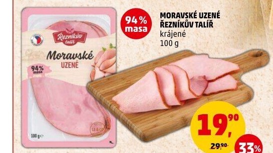 Moravské maso uzené Řezníkův talíř