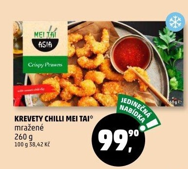 Obalované krevety mražené Mei Tai Asia