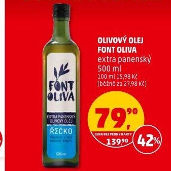 Olivový olej extra panenský Fontoliva