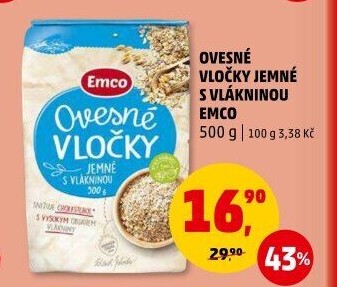 Ovesné vločky Emco