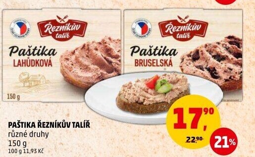 Paštika Řezníkův talíř