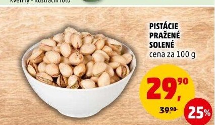 Pražené pistácie