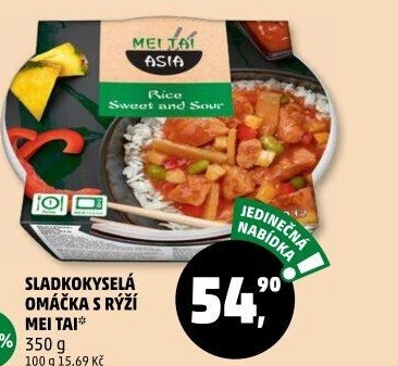Sladkokyselá omáčka s rýží Mei Tai Asia