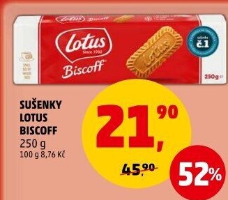 Sušenky Biscoff Lotus