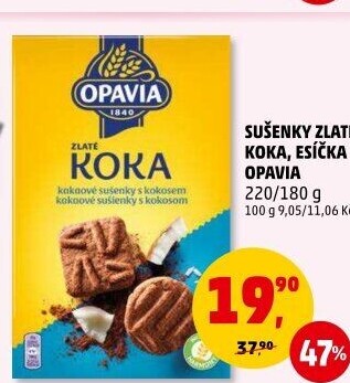 Sušenky Koka Zlaté Opavia