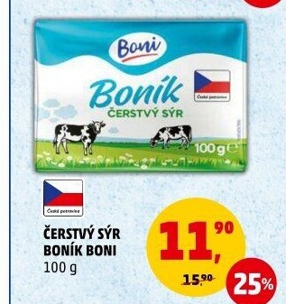 Sýr čerstvý Boník Boni